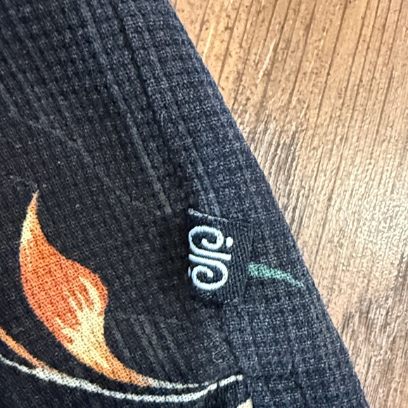 Men's Black and Orange Casual Button Down Shirt - Picture 8 of 8